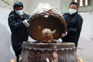 China Mummified Monk